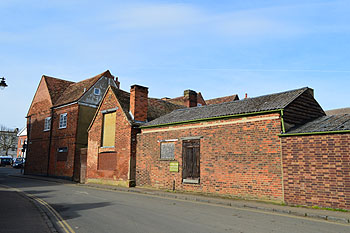 The rear of 20 Market Square February 2013